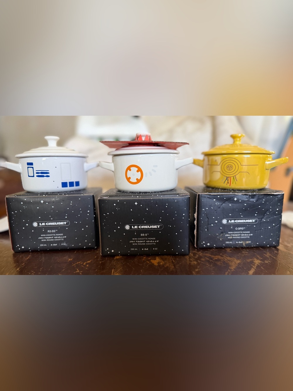 Le Creuset Star Wars Mini Round Cocotte - Set of 3